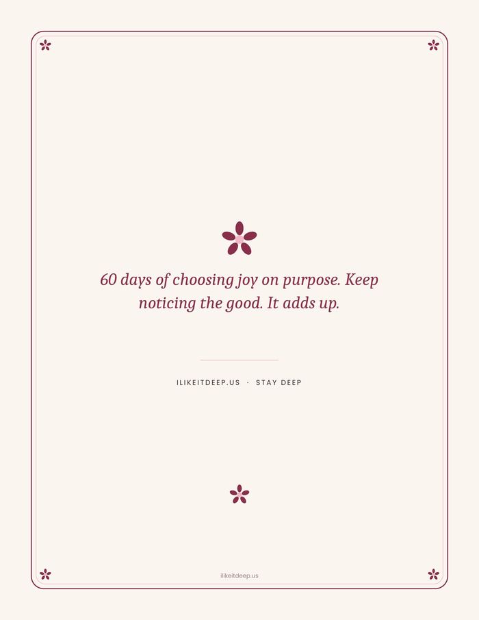 Choose Joy closing page