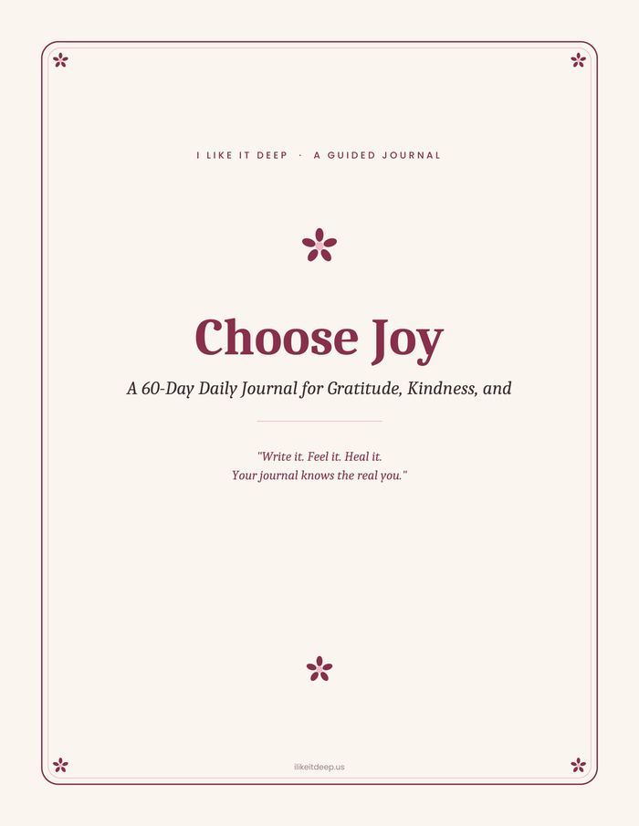 Choose Joy inside title page