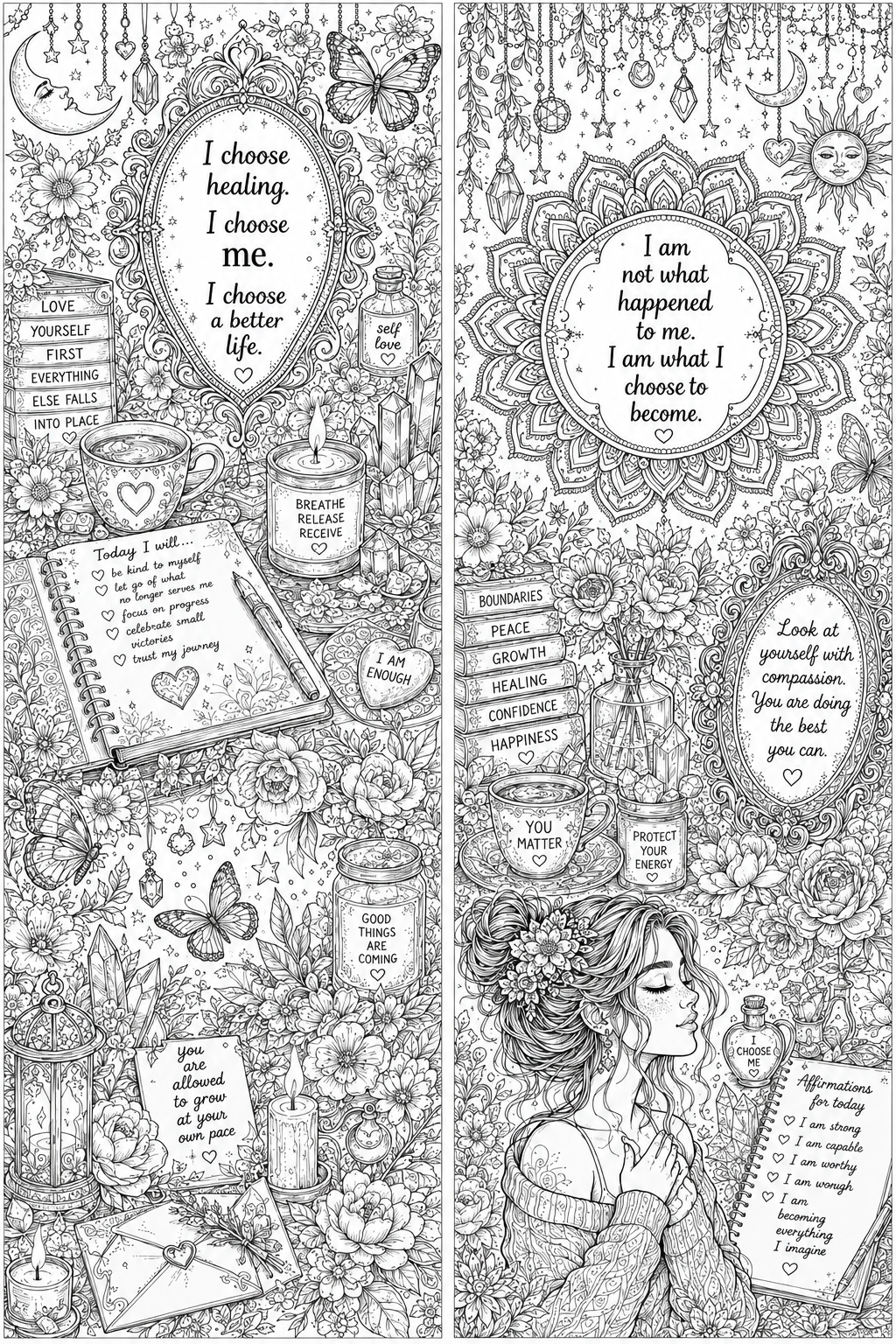 Healing coloring page 3