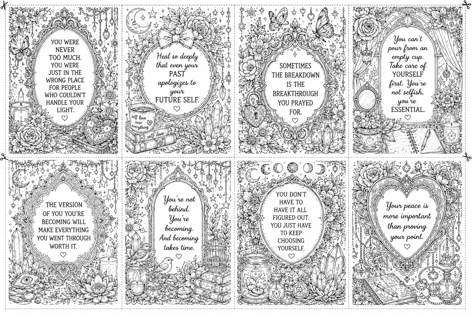 Healing coloring page 4