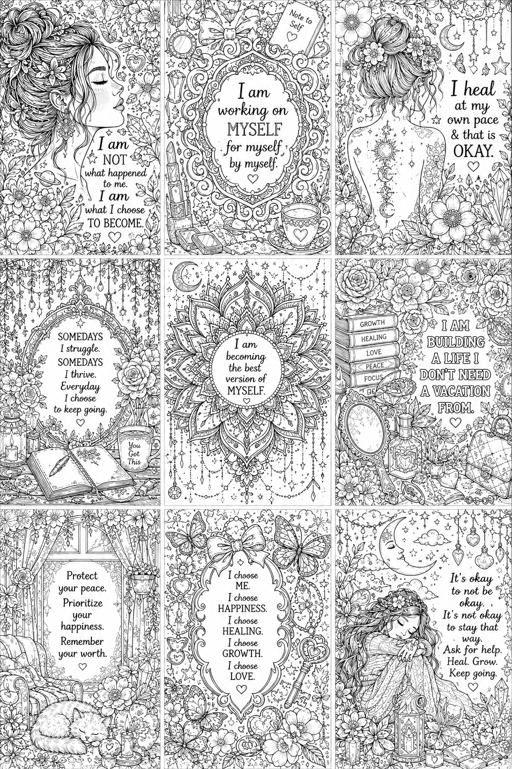 Healing coloring page 5