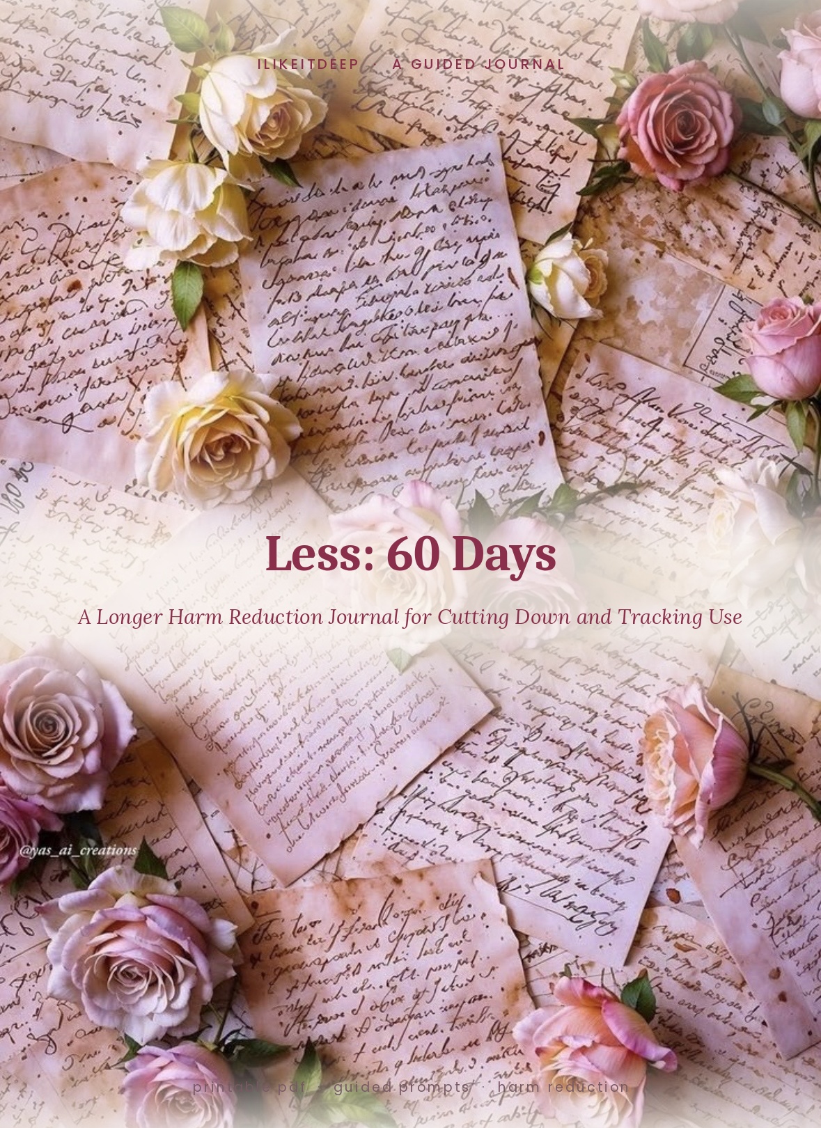 LESS: 60 Days journal cover