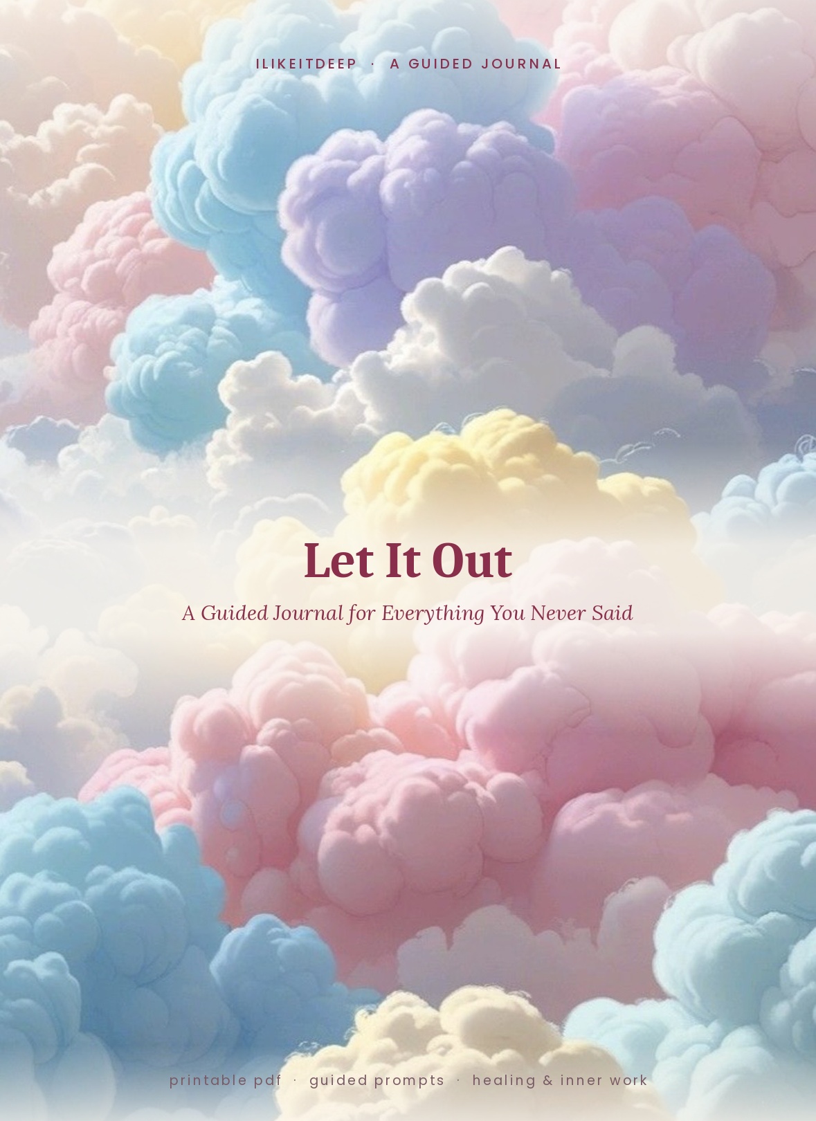 Let It Out journal cover