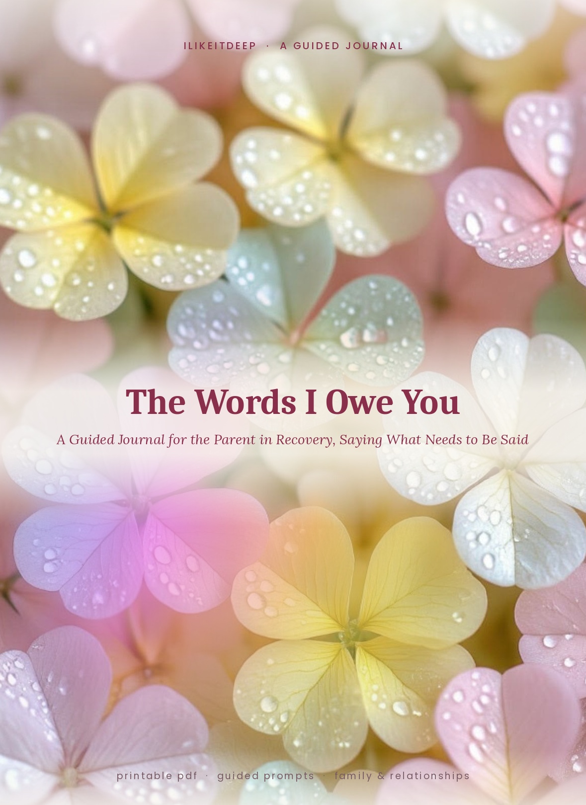 The Words I Owe You journal cover