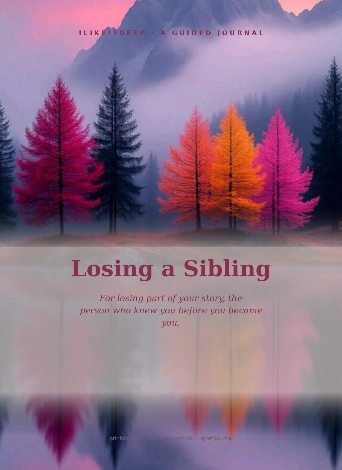 Losing a Sibling journal cover