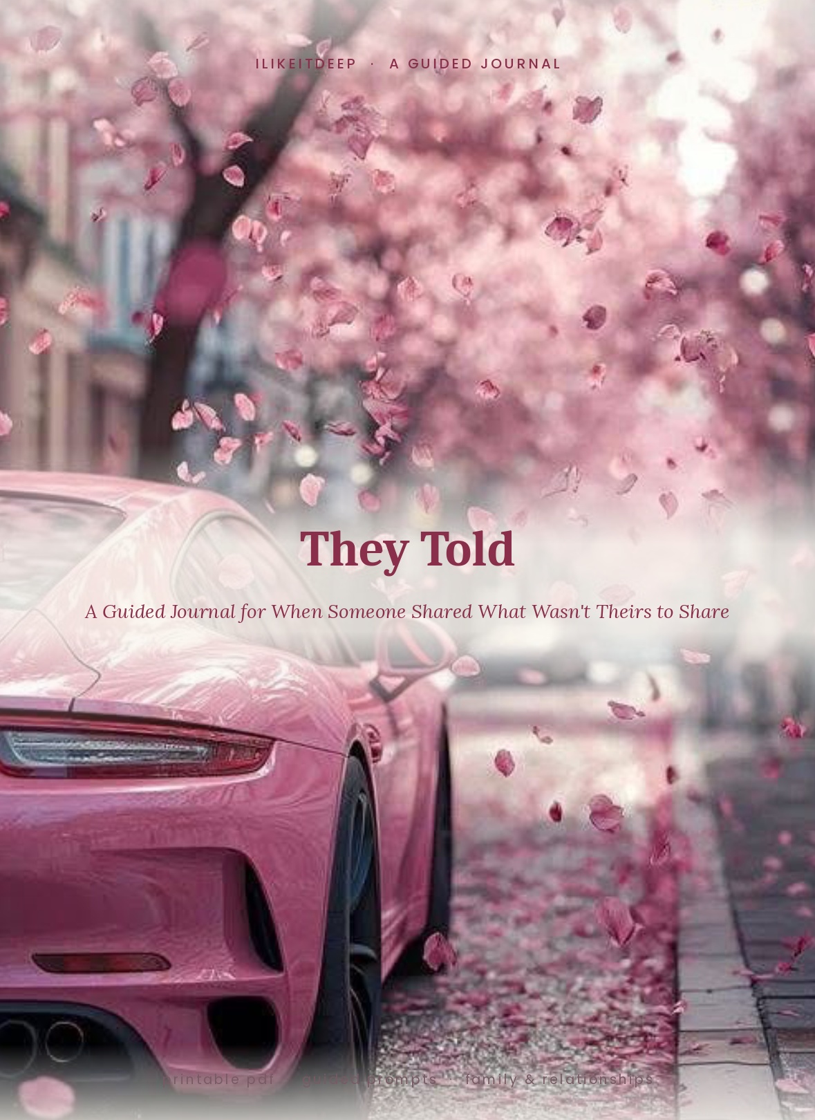 They Told journal cover